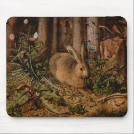 A Hare in the Forest (door Hans Hoffmann) Muismat
