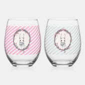 A Hare's Spring Wijnglas Zonder Voet (Links)