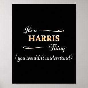 A Harris Thing Kamala Harris 2024 Verkiezing Anti  Poster