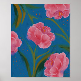 A Hawaiian Flowerscape Poster