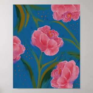 A Hawaiian Flowerscape Poster