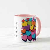 A Heap of Love Personalized Mug Mok (Voorkant rechts)