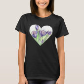 A Heart for Spring  Crocus T-shirt (Voorkant)