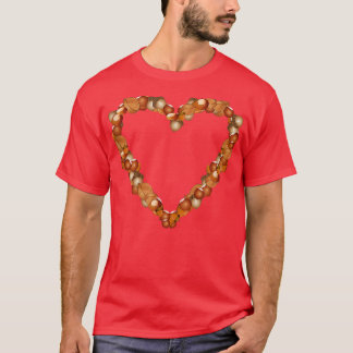 A heart of nuts for autumn or Christmas  T-shirt