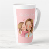 A Heartfelt Tribute for the Best Mom Ever Latte Mok (Rechterhoek)