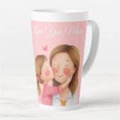 A Heartfelt Tribute for the Best Mom Ever Latte Mu Latte Mok (Rechterhoek)