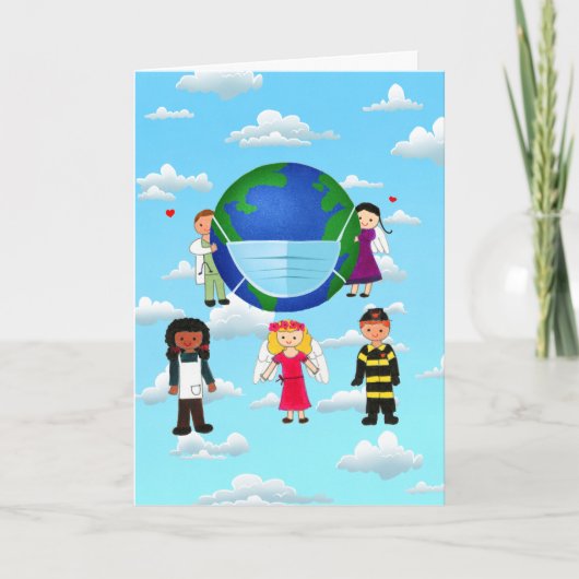 A Heroes Bedankt Gevouwen Wenskaart Kaart (Voorkant)