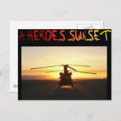 A Heroes Sunset Briefkaart (Voorkant / Achterkant)