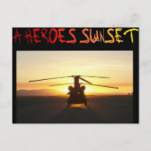 A Heroes Sunset Briefkaart (Voorkant)