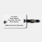 A - Het nieuwe Monogram van het Ontwerp van de Spo Bagagelabel (Achterkant horizontaal)