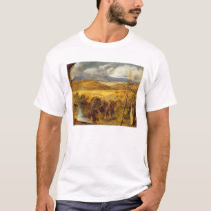 A Highland Landscape, c.1825-35 (olie aan boord) T-shirt