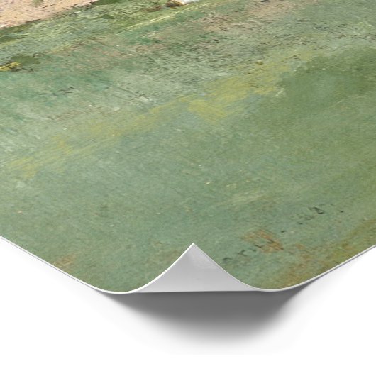 A Hillside, Giverny Poster (Hoek)