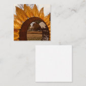 A Hint van Z "Sunflower Kansas" mini notes Notitiekaartje (Voorkant / Achterkant)