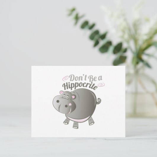 A Hippocrite Briefkaart (Staand voorkant)