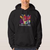 A Hole Is A Hole Bisexual Rainbow Pride Bisexualit Hoodie (Voorkant)