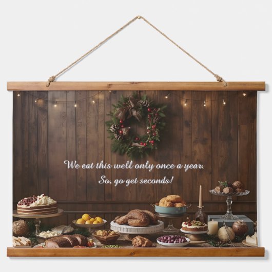 A Holiday Feast That's Twice as Nice Hangend Wandkleed (Voorkant)