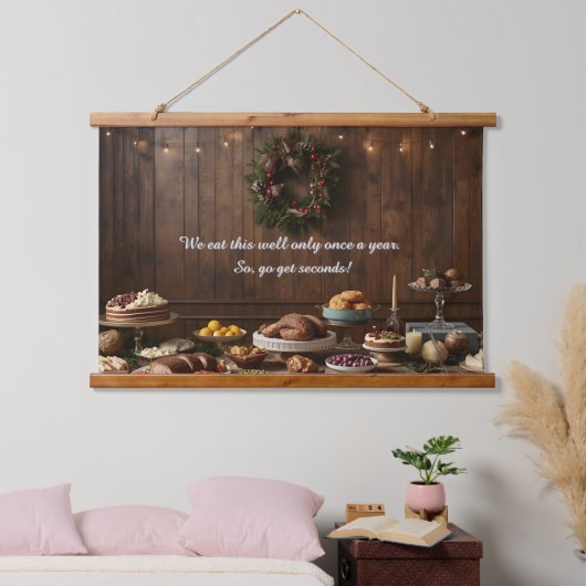 A Holiday Feast That's Twice as Nice Hangend Wandkleed (Slaapkamer)