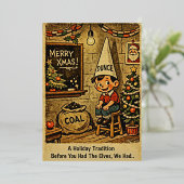 A Holiday Tradition Folie Feestdagenkaart (Staand Voorkant)