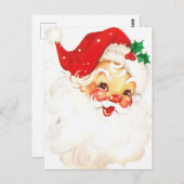 A Holly, Jolly Apple-Cheeked Santa Claus, Deel 1 Briefkaart (Voorkant / Achterkant)