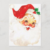 A Holly, Jolly Apple-Cheeked Santa Claus, Deel 1 Briefkaart (Voorkant)