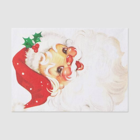 A Holly, Jolly Apple-Cheeked Santa Claus, Deel 1 Tissuepapier (Voorkant)