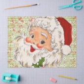 A Holly, Jolly Apple-Cheeked Santa Claus, Deel 2 Tissuepapier (Craft)