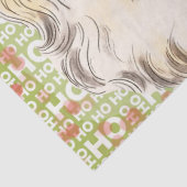 A Holly, Jolly Apple-Cheeked Santa Claus, Deel 2 Tissuepapier (Detail)