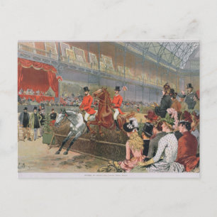 A Horse Race, 1886 Briefkaart