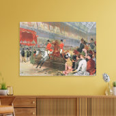 A Horse Race, 1886 Canvas Afdruk (Insitu (Woonkamer))