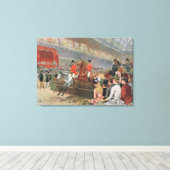 A Horse Race, 1886 Canvas Afdruk (Insitu (Houten vloer))