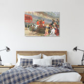 A Horse Race, 1886 Canvas Afdruk (Insitu (Slaapkamer))