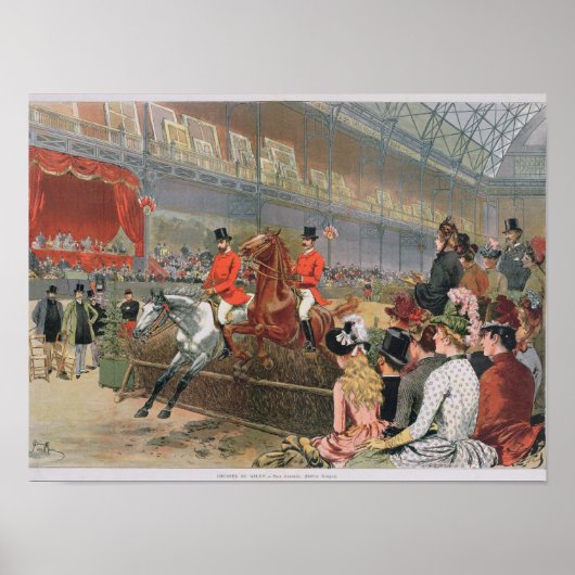 A Horse Race, 1886 Poster (Voorkant)