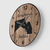 A Horses Love 5  Barnwood Styled Grote Klok (Hoek)