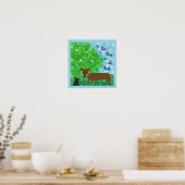 a Hot Dog in the Park Poster (Keuken)