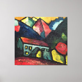 A House in the Mountains, c.1912 Canvas Afdruk