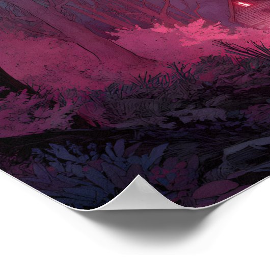 A House in the Woods Poster (Hoek)