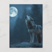 A Howling Wolf Briefkaart (Voorkant)