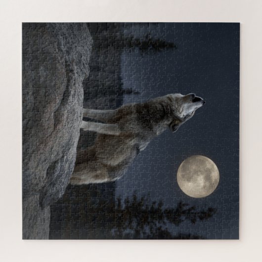 A Howling Wolf Legpuzzel (Horizontaal)