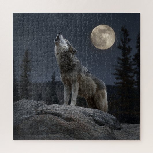 A Howling Wolf Legpuzzel (Verticaal)