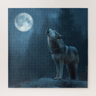 A Howling Wolf Legpuzzel