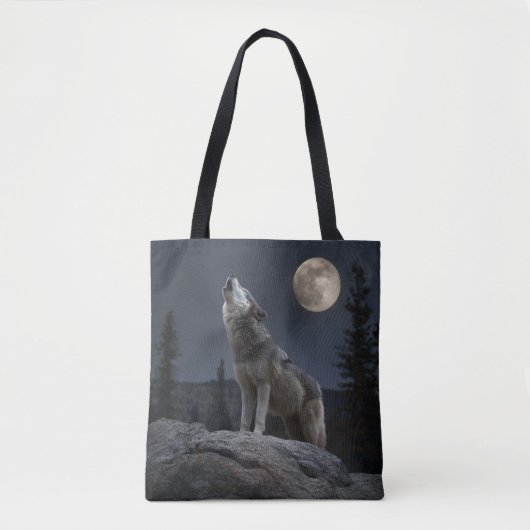 A Howling Wolf Tote Bag (Voorkant)