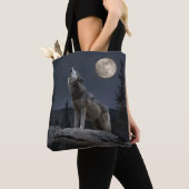 A Howling Wolf Tote Bag (Dichtbij)
