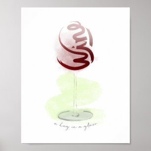 A Hug in een glas Poster