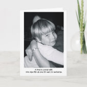 A  hug is a great gift. kaart (Voorkant)