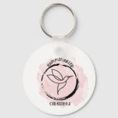 A hummingbird design for a logo on a keychain (Voorkant)