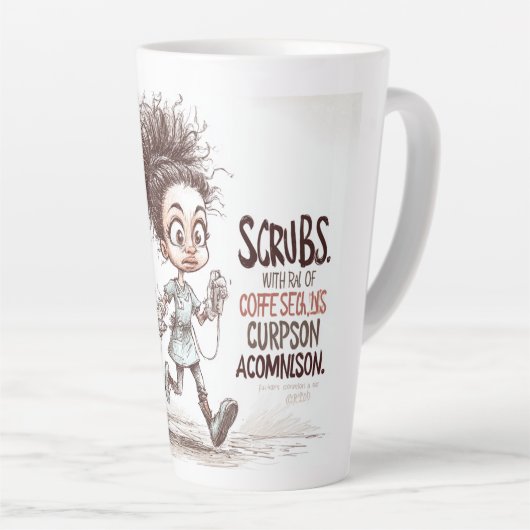 A Humorous Sketch on Healthcare Burnout Latte Mok (Rechterhoek)