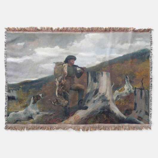 A Huntsman and Dogs Winslow Homer 1891 Deken (Voorkant)