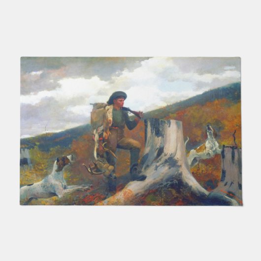 A Huntsman and Dogs Winslow Homer Circa 1891 Deurmat (Voorkant)