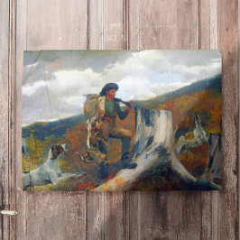 A Huntsman and Dogs Winslow Homer Circa 1891 Poster