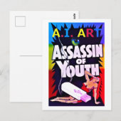 A.I. Art - Assassin of Youth Briefkaart (Voorkant / Achterkant)
